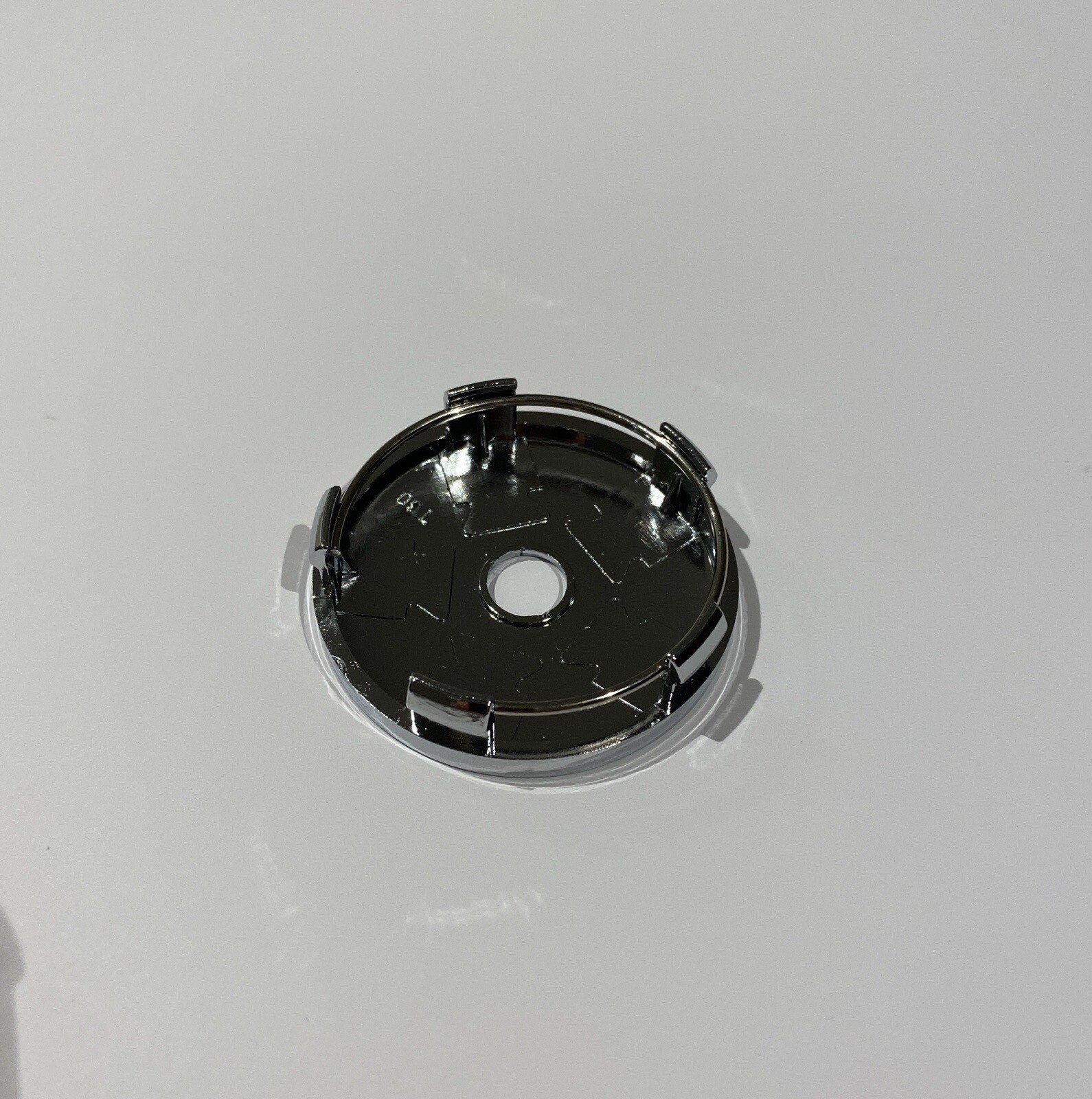 Honda Black Wheel Center Caps Silver 60mm Emblem 4pc S2000 Civic Type R