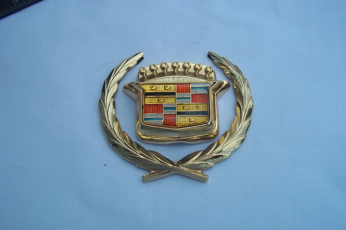 金メッキゴールドキャデラック NEW 80-96 Cadillac Models GOLD Trunk Lock Swing Emblem | eBay