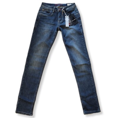 Damen Jeans BLUE FIRE Co W25 L32 Frauen Hose NANCY Jeanshose Blau PLR3B2
