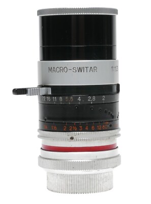 BOLEX SWITAR 12.5 MM F/1.3 LENS FOR H8 RX lens