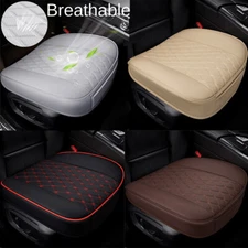 Leather Car Front Seat Cover Cushion Protector Full Surround Anti-Slip Universal
