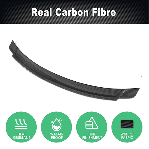 Alerón de carbono alerón trasero borde de demolición labio se adapta a BMW M4 F82 Coupé 2014-20 - Imagen 7 de 13