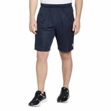 Adidas Men  s Active Moisture Wickening Shorts BLUE w/ Zipper Pockets -M L XL