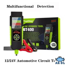TopDiag BT400 4 in 1 Battery Tester For OBD 2 Car Truck Battery Analyzer Tester