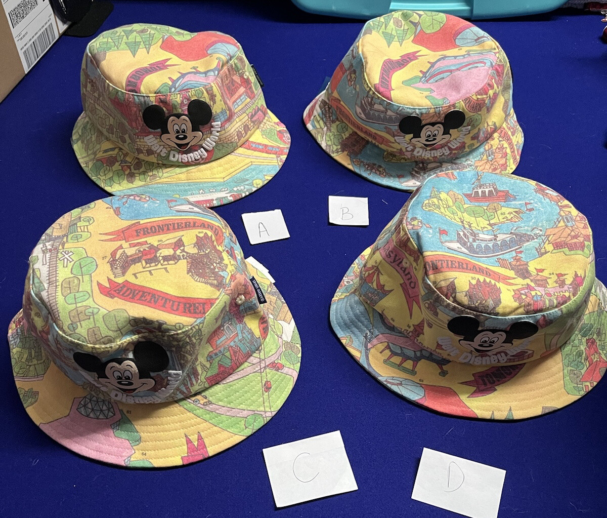 Disney Parks Spirit Jersey Vault Collection Bucket Hat 50th 