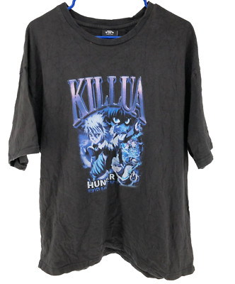 Invicta Kuru Killua Anime T-Shirt Men's Size 3XL Black