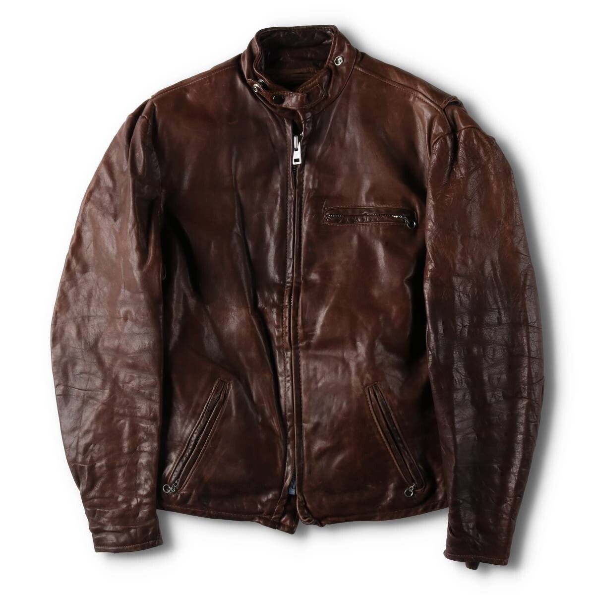 schott 80s スウェードジャケット 80'S SCHOTT Single rider jacket with liner Made in USA Men's