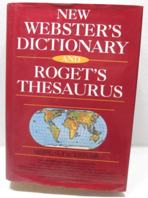 New Webster's Dictionary and Roget's Thesaurus Medical Dictionary - 1992 Hard Co