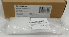 1 NEW TOP KNOBS TK1014BSN BRUSHED SATIN NICKEL RIVERSIDE HANDLE NIB *MAKE OFFER*