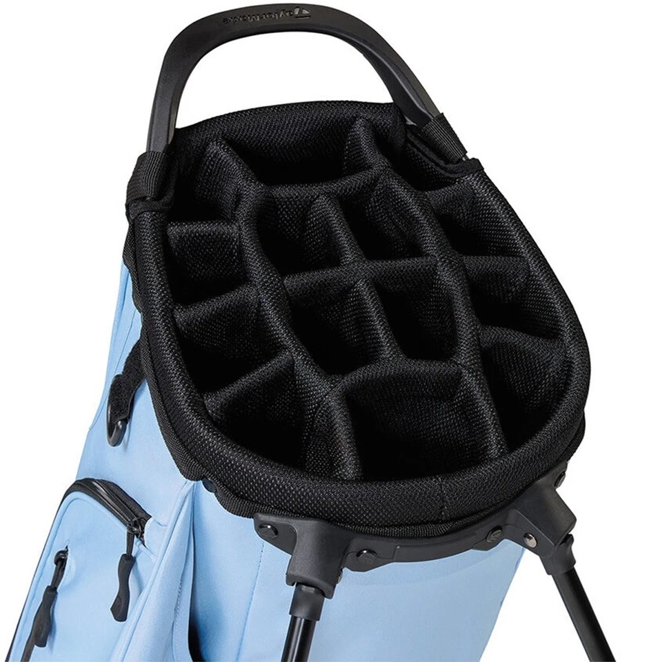 Bolsa de golf TaylorMade FlexTech Crossover azul claro de pie Foto 2 de 4