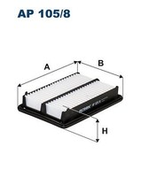 Filtron Luftfilter AP 105/8 FüR Honda
