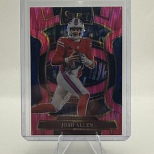 Panini 2025 Select Josh Allen Buffalo Bills Pink Shock Prizm
