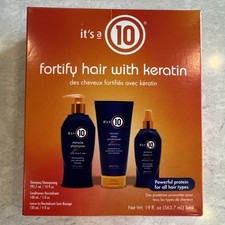 NIB It s A 10 Keratin Collection Set: Shampoo, Conditioner Leave-In 74 Value