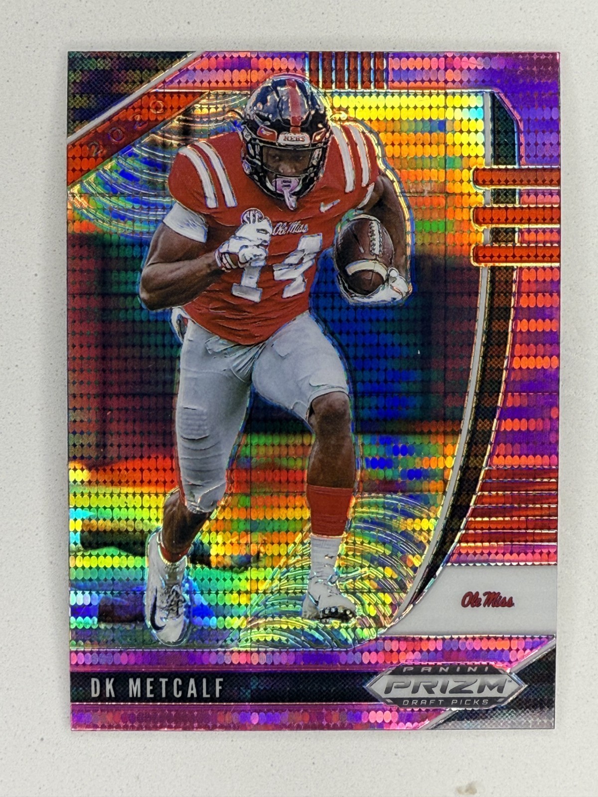2020 Panini Prizm Draft Picks - DK Metcalf #41 Pink Pulsar Prizm