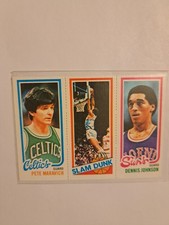 1980-81 Topps Pete Maravich, World B. Free, Dennis Johnson #194-264-38