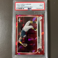 2022 Topps Chrome Sapphire Edition - Tony Kemp #114 Red /5