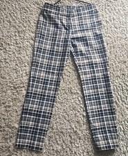 Woman’s Nine West Casual Checkered Dress Pant Size 4 Preowned