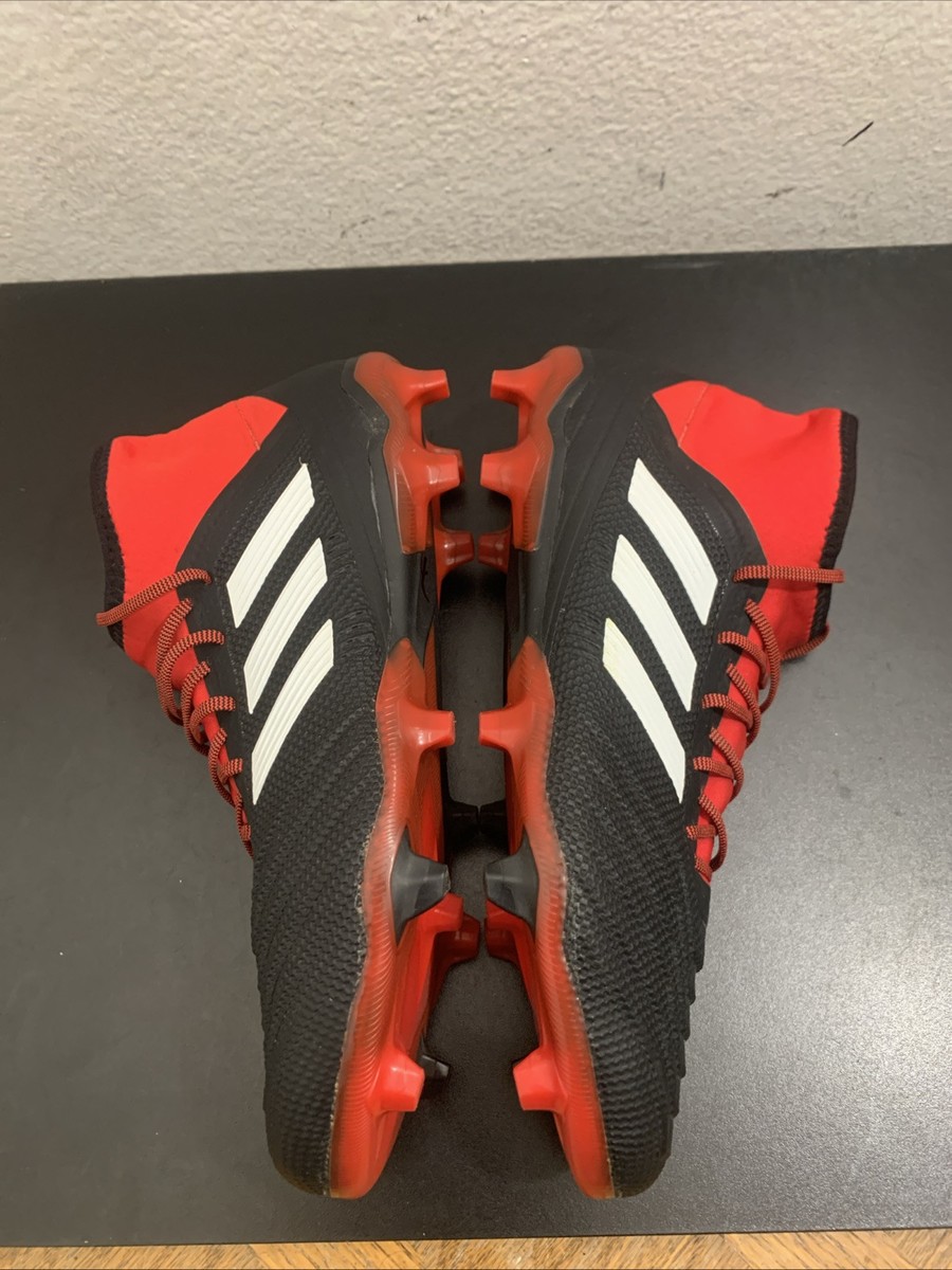 Adidas Predator 18.2 FG ControlSkin BLK Soccer Cleats DB1999 U.S