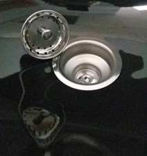 Sink Strainer Basket Complete Stainless Steel
