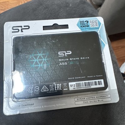 Silicon Power A55 512GB Solid State Drive 2.5 In SP512GBSS3A55S25 Internal SSD