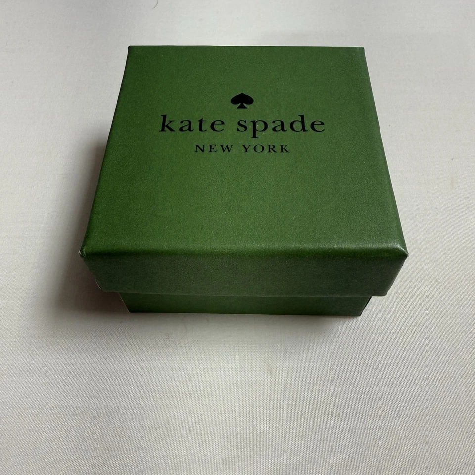 Kate Spade Puffy Faux Pearl Heart Outlined In Cubic Zirconia Post Earrings NWT - Image 2 of 3
