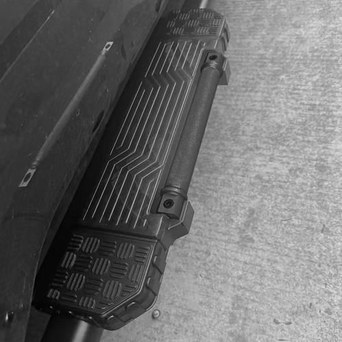 A Set Side Step Pedals Running Board Fits for LR Defender 110 L663 2020-2025 - Foto 5 di 7