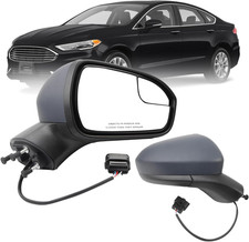 Right Passenger Side Mirror Compatible with Ford Fusion 2016-2022 Rear View Mirr