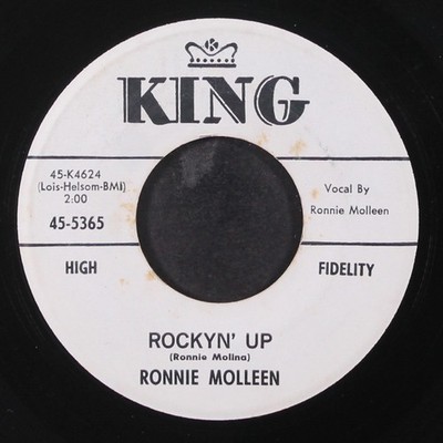 RONNIE MOLLEEN: rockyn' up / fat mama KING 7'' Single 45 RPM