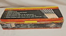 7 PIECE GOUGE CHISEL SET, SHOP FOX, D3780, NEVER USED, NIB, HAS CHISEL ROLL