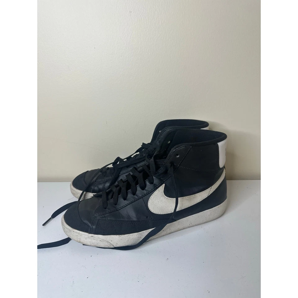 Nike Blazers Mid '77 Zapatillas Negras Para Mujer Talla 10.5 - ¡Bonitas! Foto 3 de 4
