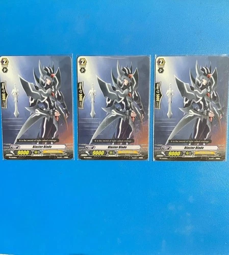 3X Cardfight Vanguard Blaster Blade Promo Card PR/0001EN Royal Paladin
