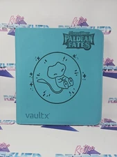 Vault X Binder Paldean Fates Bubble Mew Laser Engraved Pokemon Pikachu