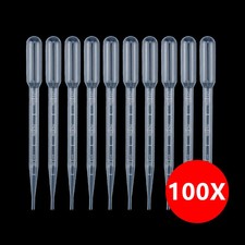 3/5/10ML Disposable Plastic Clear Eye Oil Dropper Transparent Graduat PipetteS