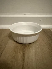 Corning Ware French White 16 oz / 473ml. Stoneware Bowls/Casserole
