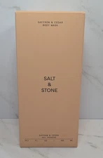 Salt & Stone Body Wash✨Saffron and Cedar✨15.2 Fl Oz