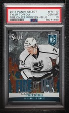 2013-14 Panini Select Fire on Ice Rookies Blue Tyler Toffoli PSA 10 GEM MT 00jz