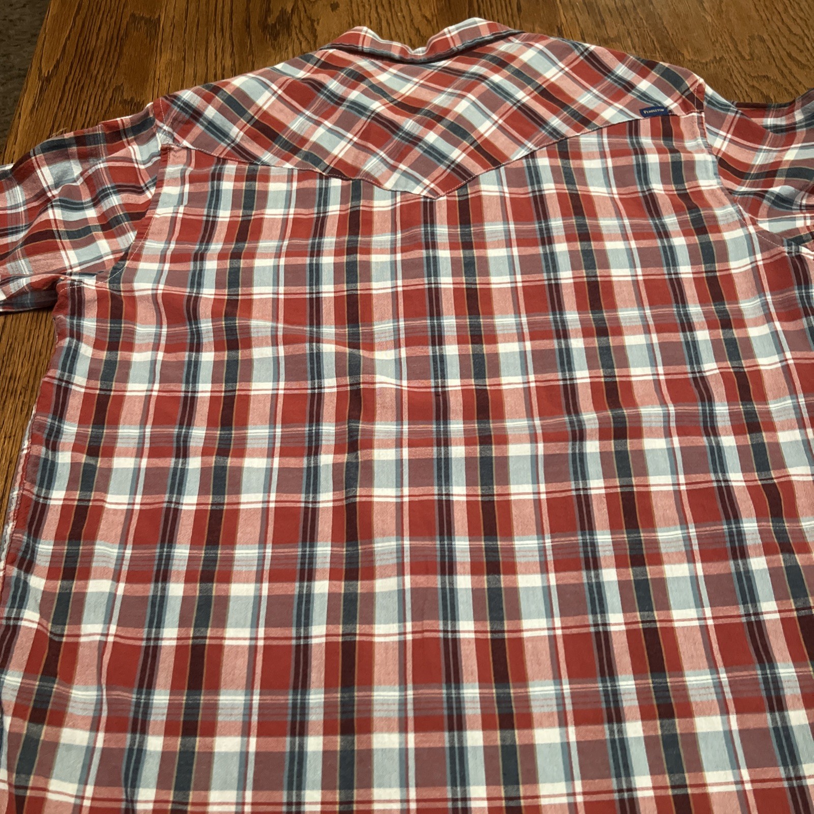 Pendleton Button Down Shirt Mens Medium Red/Blue … - image 8