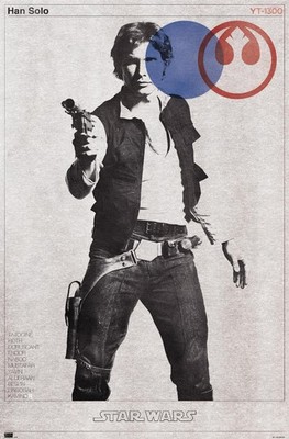 Trends International Star Wars: Mid Century Modern - Han Solo Wandposter, 34...