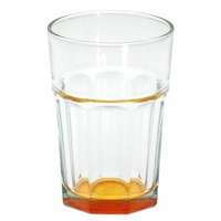Latte Macchiato Glas, Kaffeeglas, Kaffeetasse, Cappuccino, Tasse, Orange, 300 Ml