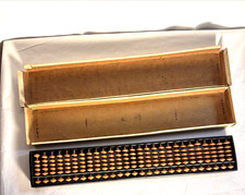 Japanese Vintage Wooden Abacus Soroban Calculator 5 Beads 27