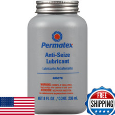 Permatex 80078 Anti-Seize Lubricant 1/2 Pint High-Temp Protection