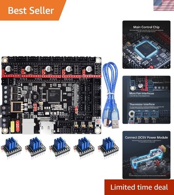 SKR V1.4 Turbo Control Board 32bit for 3D Printer Compatible with E3 V3.0.1/ ...
