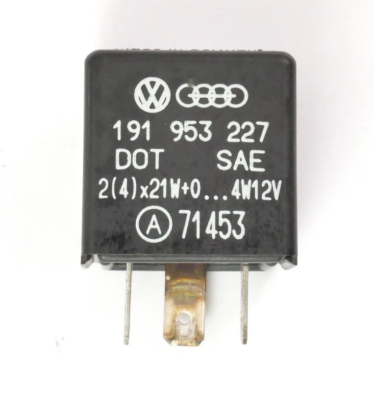 Relé de señal de giro # 21 VW Audi Jetta Golf GTI Passat Corrado - 191 953 227 Foto 2 de 3