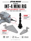 Vintage Star Wars Kenner INT-4 Mini Rig Front Gun & Wing Hinge Replacement Parts
