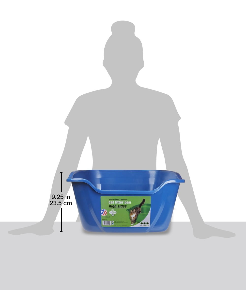 Van Ness High Sided Cat Litter Box, Giant, Color May Vary
