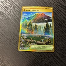 gold mountain pokemon card Gravity Mountain 250/191 Sv08: Surging Sparks Holo for sale online
