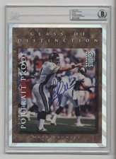 BAS 1997 Donruss Studio 8x10 Silver Portrait Proof Mark Brunell #27 Auto 3c7