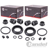 2X A.B.S. Bremssattel RAPARATUR-SATZ Hinten Passend FüR Toyota Auris Corolla PRI