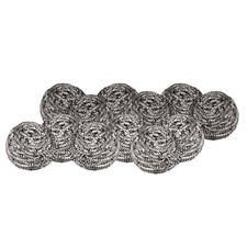 Boardwalk 35 Stainless Steel Scrubber - M, Steel Gray (72/CT) New