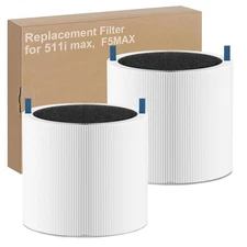 Blue Pure 511i Max Filter, H13 True HEPA  Activated Carbon, 2 Pack